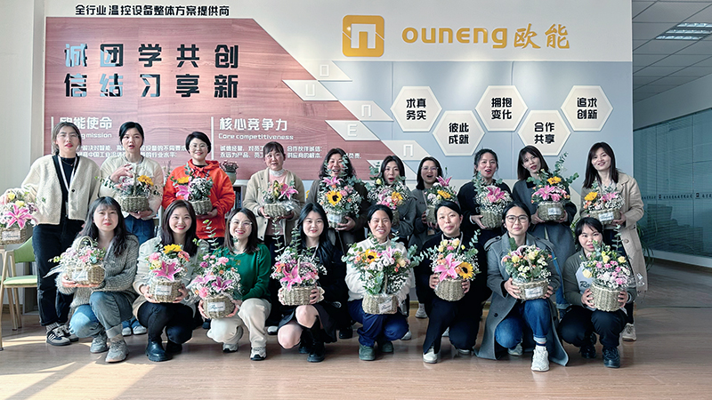 歐能機械婦女節插花活動